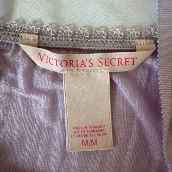 Ytg Y2K M Victoria's Secret Purple Slip Lace Dress Modal Stretch Romantic Girly - Picture 2 of 10